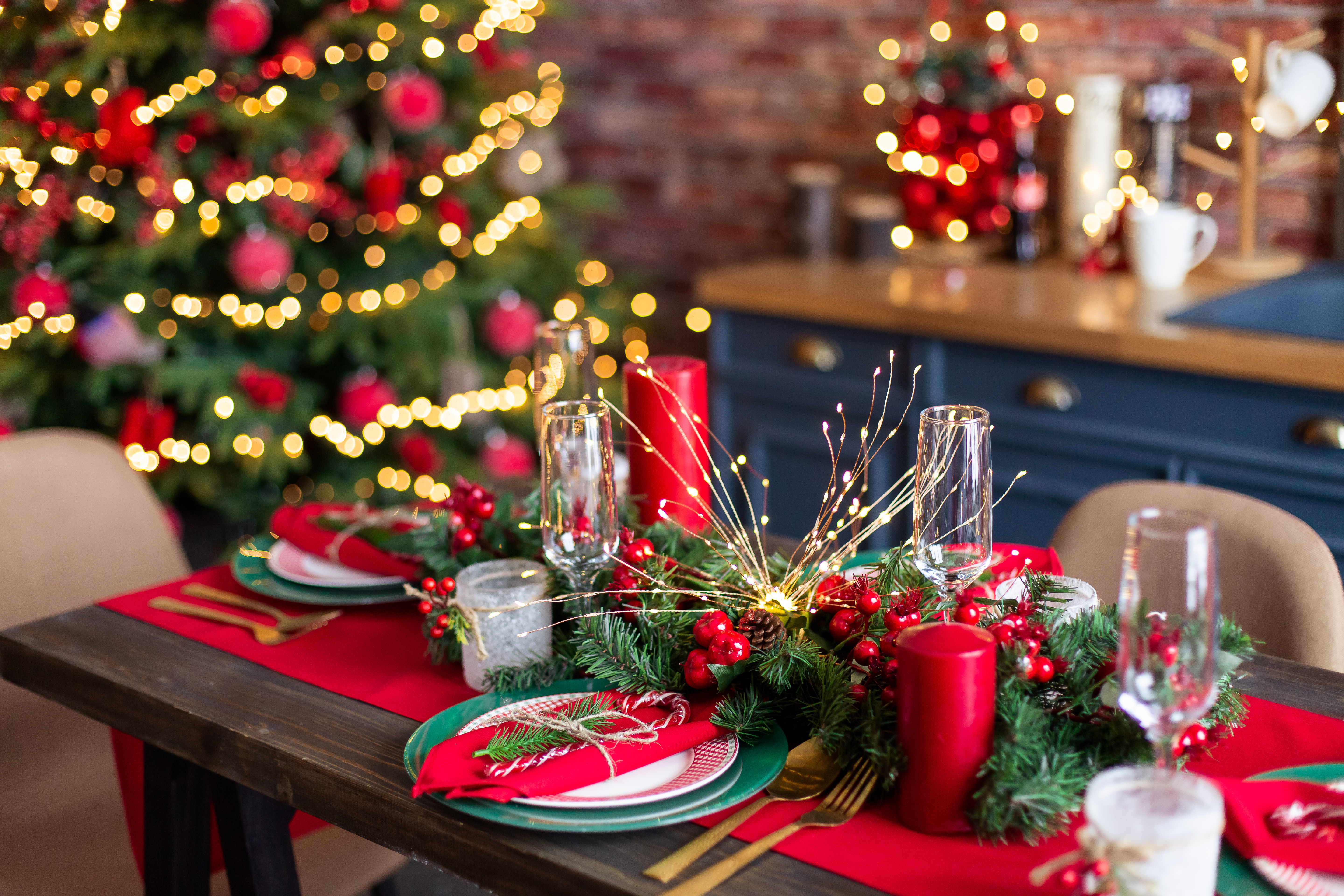 Une table de fêtes : Noël argenté !